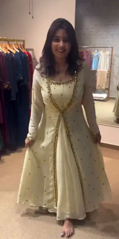 RTC 5704 Cream Color Georgette Thread Sequence Work Salwar Suit Wedding, Party, Festive, Events Etc. Expected Delivery 4-6 Working Days @1849/- | Jump Suits, Salwar suit, Designer Suits, Casual Suits, Creative suits, Palazzo Suits, Party Wear Suits, Patiala Suits, Straight Suits