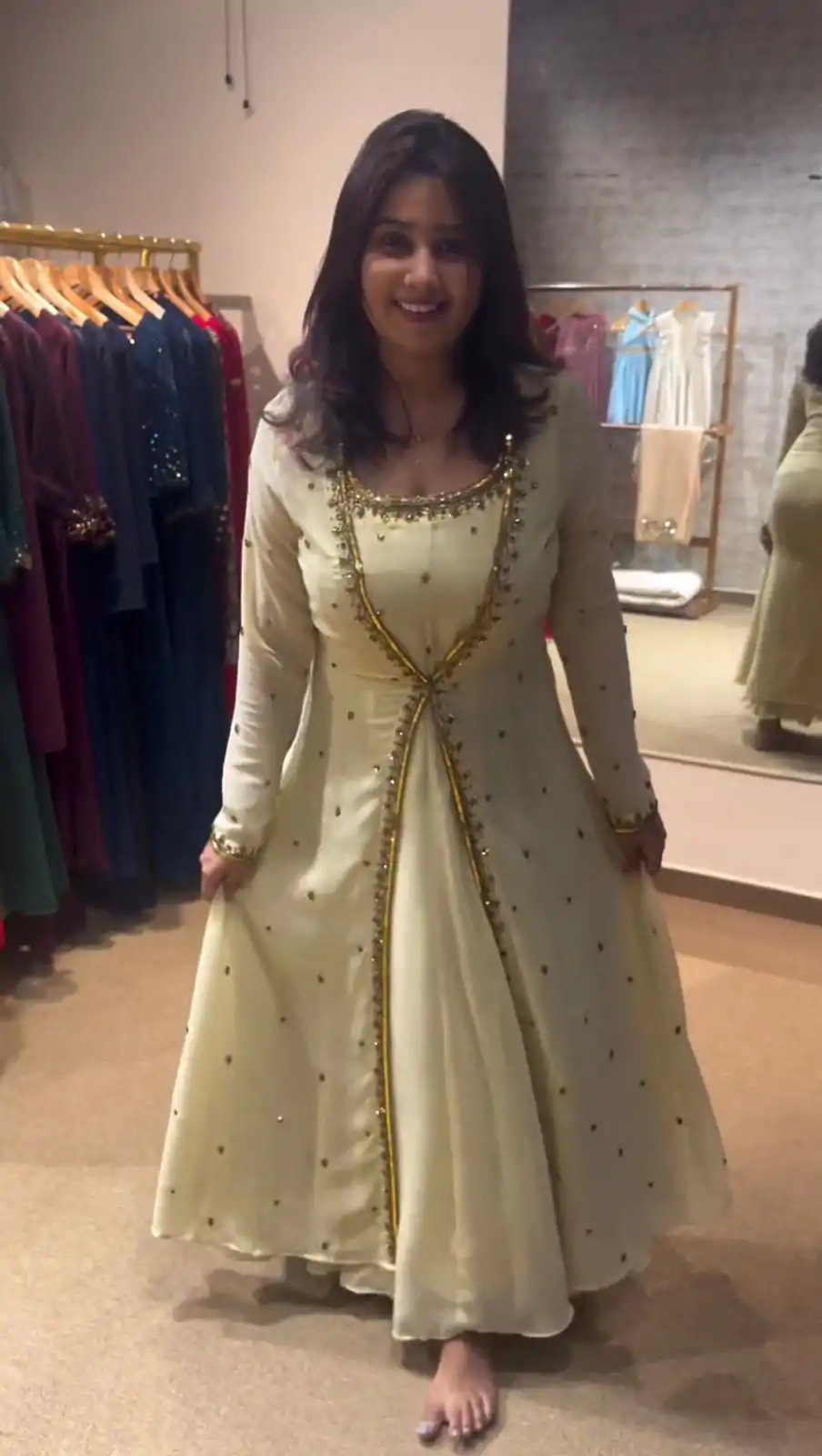 RTC 5704 Cream Color Georgette Thread Sequence Work Salwar Suit Wedding, Party, Festive, Events Etc. Expected Delivery 4-6 Working Days @1849/- | Jump Suits, Salwar suit, Designer Suits, Casual Suits, Creative suits, Palazzo Suits, Party Wear Suits, Patiala Suits, Straight Suits