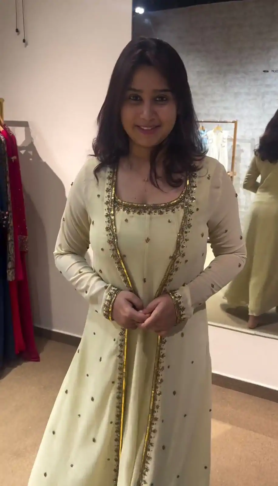 RTC 5704 Cream Color Georgette Thread Sequence Work Salwar Suit Wedding, Party, Festive, Events Etc. Expected Delivery 4-6 Working Days @1849/- | Jump Suits, Salwar suit, Designer Suits, Casual Suits, Creative suits, Palazzo Suits, Party Wear Suits, Patiala Suits, Straight Suits