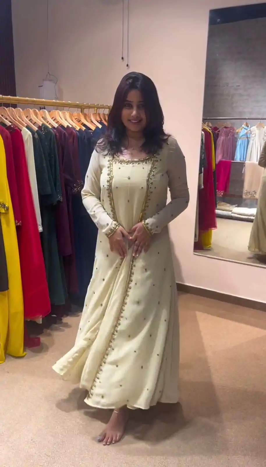 RTC 5704 Cream Color Georgette Thread Sequence Work Salwar Suit Wedding, Party, Festive, Events Etc. Expected Delivery 4-6 Working Days @1849/- | Jump Suits, Salwar suit, Designer Suits, Casual Suits, Creative suits, Palazzo Suits, Party Wear Suits, Patiala Suits, Straight Suits