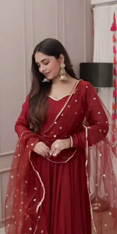 SRK 5188 Maroon Color Crochit Georgette Embroidery Salwar Suit Wedding, Party, Festive, Events Expected Delivery 4-6 Working Days @ 1999/- | Jump Suits, Salwar suit, Designer Suits, Casual Suits, Creative suits, Palazzo Suits, Party Wear Suits, Patiala Suits, Straight Suits
