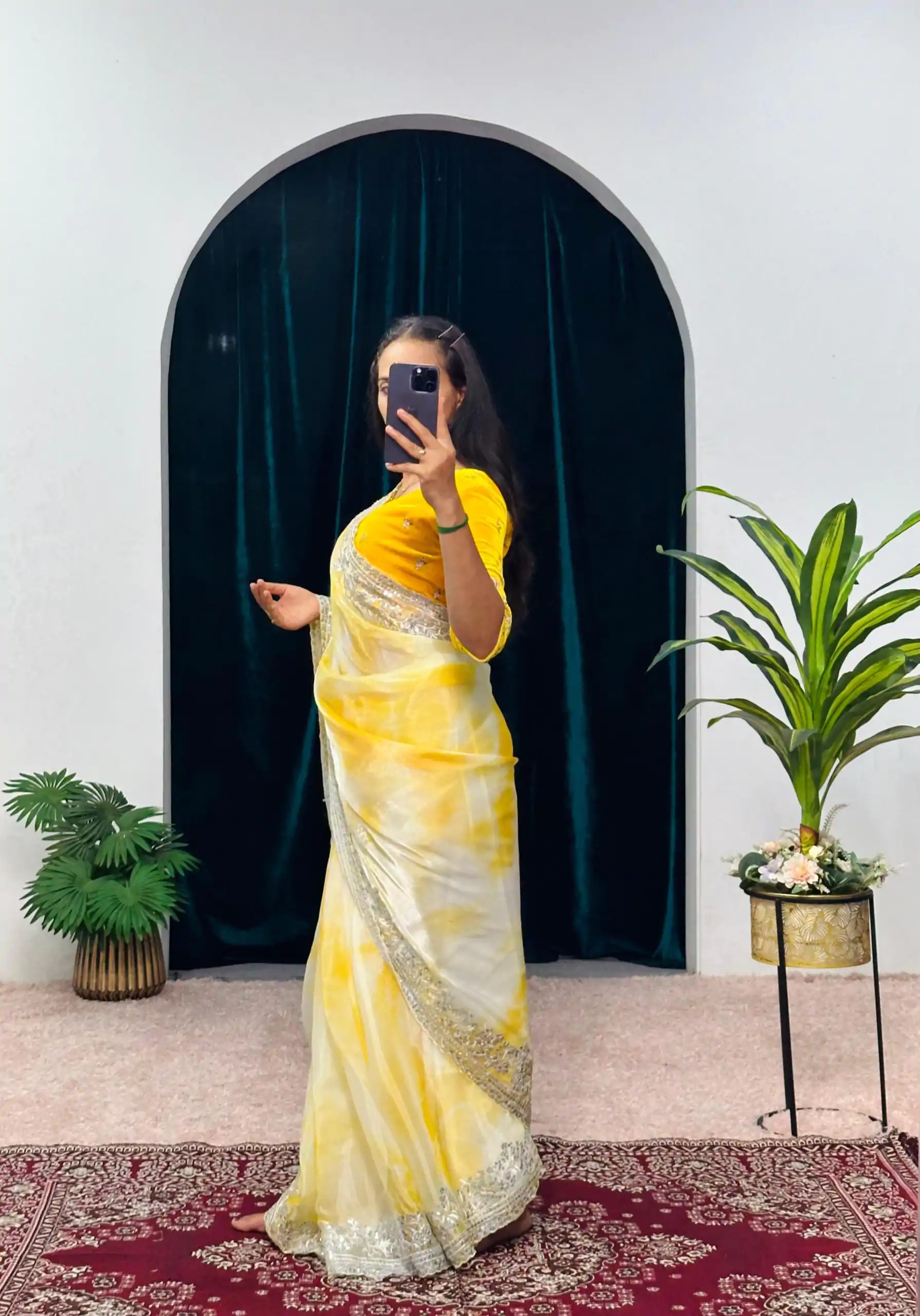 ST 480 Yellow Color Burberry Blooming Embroidery Zari Saree Casual, Wedding, Party, Festive, Events Etc. Expected Delivery 4-6 Working Days @2449/- | Sarees, Bollywood Sarees, Creative Sarees, Designer Sarees, Embroidered Sarees, Ethnic Saree, Modern Digital sarees, Party Wear Sarees