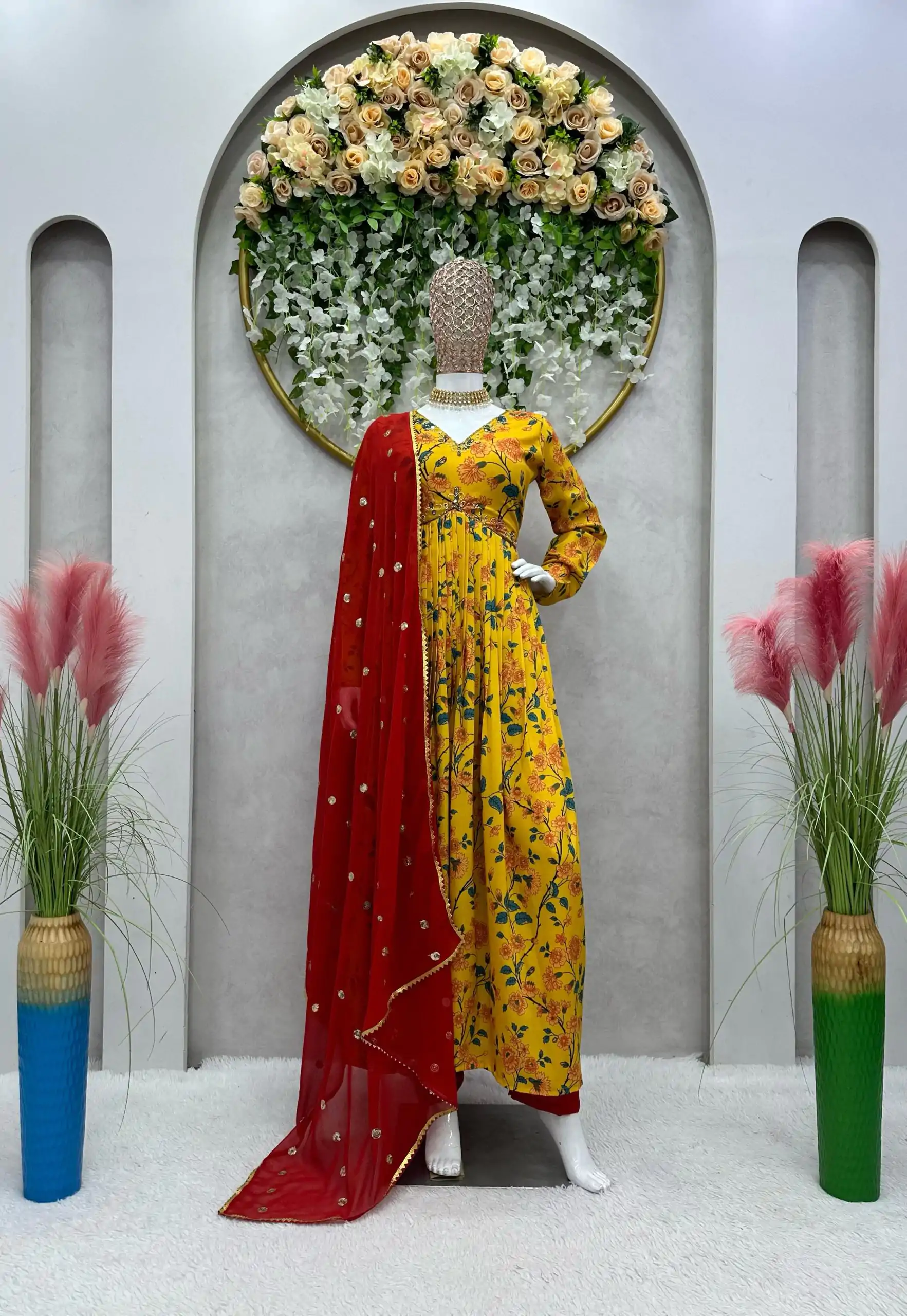 KD 1398 Yellow Color Muslin Digital Print With Hand Work Salwar Suit Casual, Party, Festive, Events Wedding Etc.  Expected Delivery 4-6 Working Days @2049/- | Salwar suit, Designer Suits, Casual Suits, Creative suits, Palazzo Suits, Party Wear Suits, Straight Suits