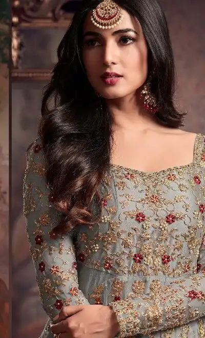 FC 5608 Cement Color Heavy Net Embroidery Sequence Salwar Suit Wedding, Party, Festive events, etc.  Expected Delivery  4-6 Working Days @3199/- | Jump Suits, Salwar suit, Designer Suits, Casual Suits, Creative suits, Palazzo Suits, Party Wear Suits, Patiala Suits, Straight Suits