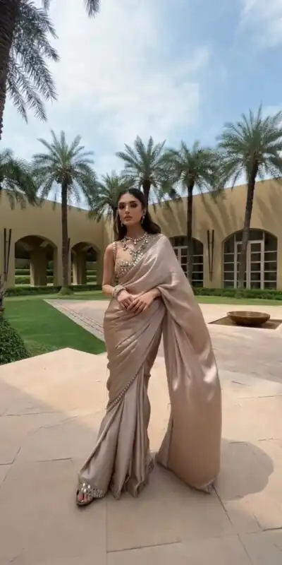 KD 502 Golden Color Japan Satin Silk Thread Real Mirror Saree Casual, Party Wear, Wedding, Events Etc. Expected Delivery 4-6 Working Days @2149/- | Sarees, Bollywood Sarees, Creative Sarees, Designer Sarees, Embroidered Sarees, Ethnic Saree, Modern Digital sarees, Party Wear Sarees