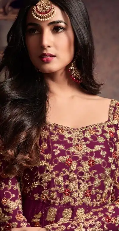 FC 5608 Purple Color Heavy Net Embroidery Sequence Salwar Suit Wedding, Party, Festive events, etc.  Expected Delivery  4-6 Working Days @3199/- | Jump Suits, Salwar suit, Designer Suits, Casual Suits, Creative suits, Palazzo Suits, Party Wear Suits, Patiala Suits, Straight Suits