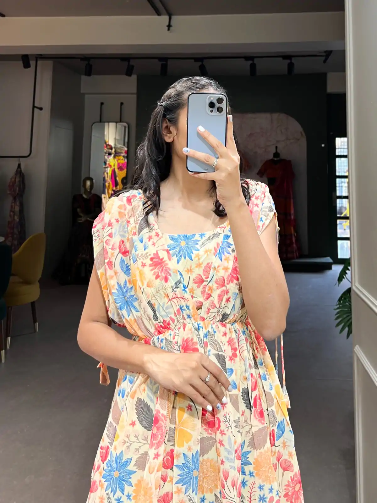 YNF 5015 Mustard Color Georgette Floral printed Gown Casual, Wedding, Festive, Events, Designer Party Wear, Delivery 4-6 Working Days @1649 | Gowns, Bollywood Gowns, Creative Gowns, Designer Gowns, Embroidered Gowns, Party Wear Gowns