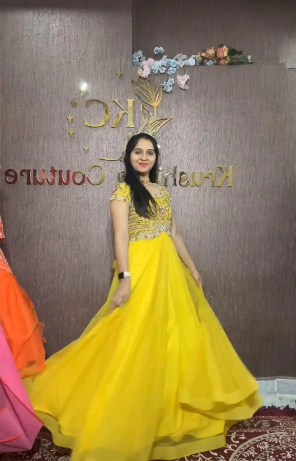 PC 374 Yellow Color Fox Georgette Embroidery Thread Work Gown Casual, Party Wear, Events, Festivals Wear Etc. Expected Delivery 4-6 Working Days @1799/- | Gowns, Bollywood Gowns, Creative Gowns, Designer Gowns, Embroidered Gowns, Party Wear Gowns