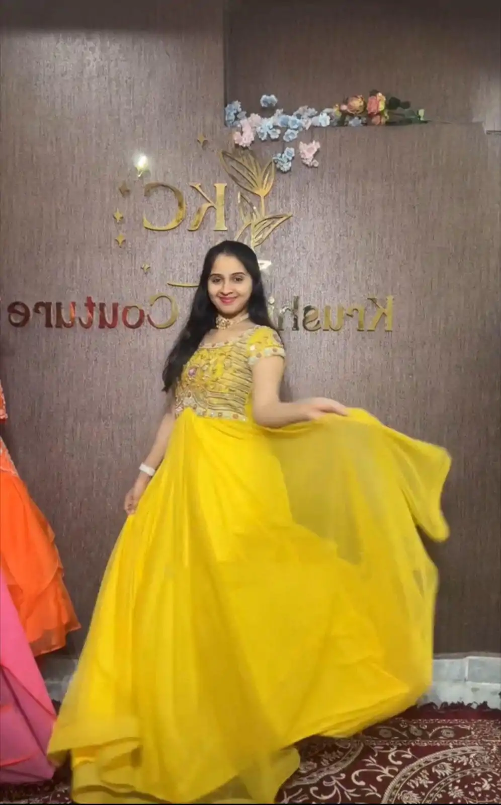 PC 374 Yellow Color Fox Georgette Embroidery Thread Work Gown Casual, Party Wear, Events, Festivals Wear Etc. Expected Delivery 4-6 Working Days @1799/- | Gowns, Bollywood Gowns, Creative Gowns, Designer Gowns, Embroidered Gowns, Party Wear Gowns