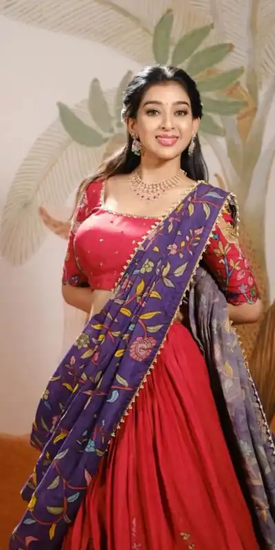 PC 376 Red Color Chant Crepe Kalamkari Printed Lehenga Choli Casual, Party Wear, Events, Festivals Wear Expected Delivery 4-6 Working Days @2099/- | Lehenga, Bollywood Lehenga, Creative Lehenga, Designer Lehenga, Embroidered Lehenga, Party Wear Lehenga