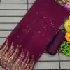 DF 3405 Purple Color Full Saree Of Heavy Quality 60 Gram Georgette Saree Casual, Party Wear, Wedding, Events Etc Delivery Expected.4-6 Working Days 1799/- | Sarees, Bollywood Sarees, Creative Sarees, Designer Sarees, Embroidered Sarees, Ethnic Saree, Modern Digital sarees, Party Wear Sarees