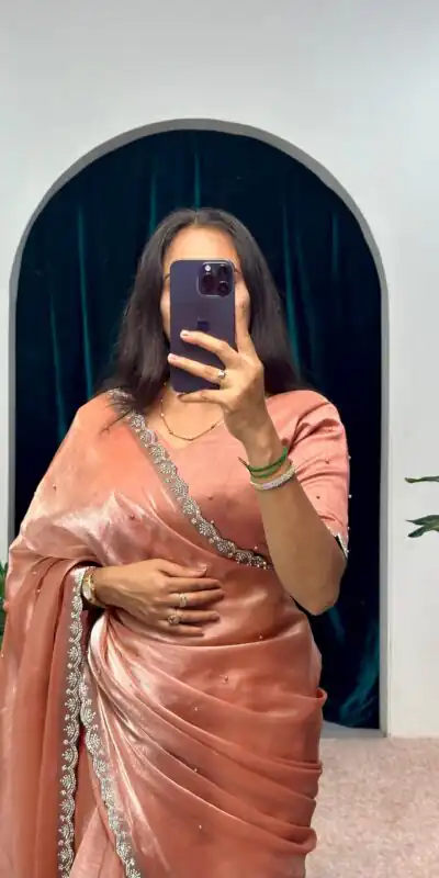 ST 477 Onion Color Burberry Blooming Embroidery Zari Saree Casual, Wedding, Party, Festive, Events Etc. Expected Delivery 4-6 Working Days @1949/- | Sarees, Bollywood Sarees, Creative Sarees, Designer Sarees, Embroidered Sarees, Ethnic Saree, Modern Digital sarees, Party Wear Sarees