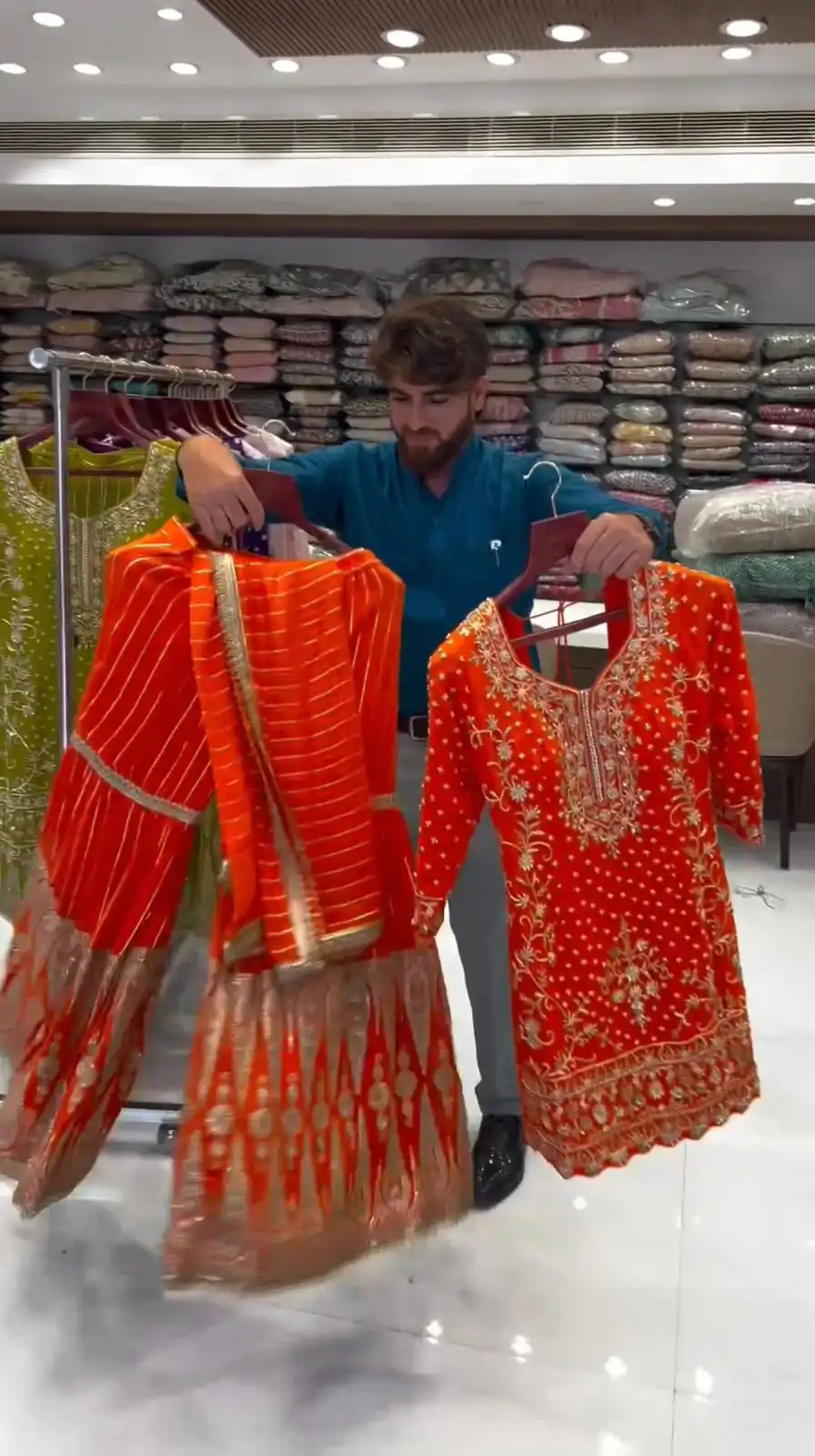 RTC 5723 Orange Color Georgette Thread Sequence Salwar Suit Wedding, Party, Festive, Events Etc. Expected Delivery 4-6 Working Days @2549/- | Jump Suits, Salwar suit, Designer Suits, Casual Suits, Creative suits, Palazzo Suits, Party Wear Suits, Patiala Suits, Straight Suits