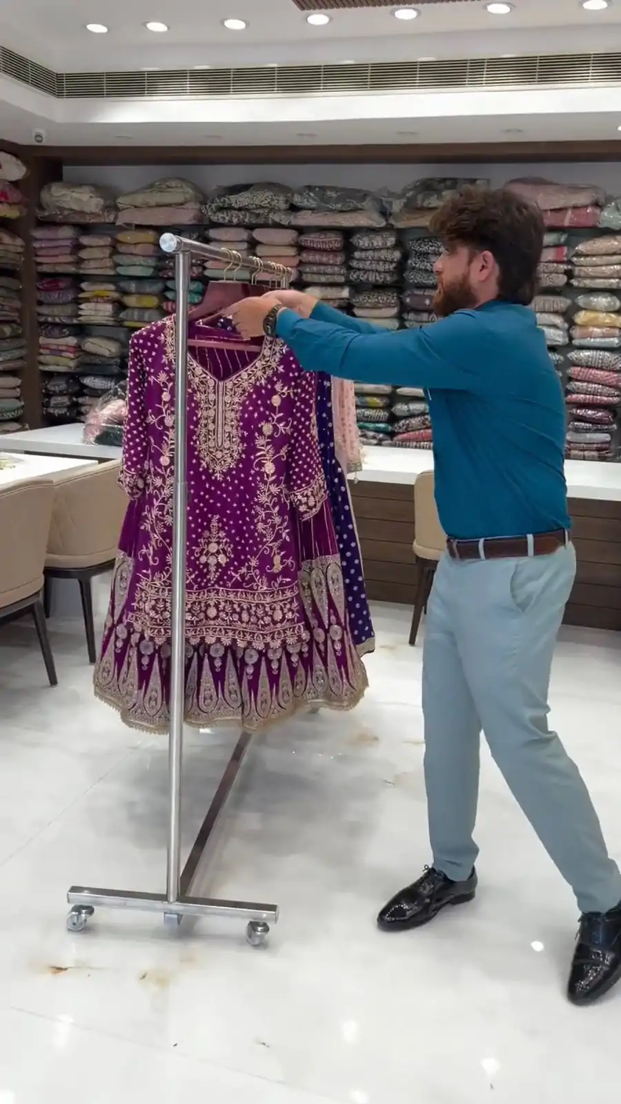 RTC 5723 Purple Color Georgette Thread Sequence Salwar Suit Wedding, Party, Festive, Events Etc. Expected Delivery 4-6 Working Days @2549/- | Jump Suits, Salwar suit, Designer Suits, Casual Suits, Creative suits, Palazzo Suits, Party Wear Suits, Patiala Suits, Straight Suits