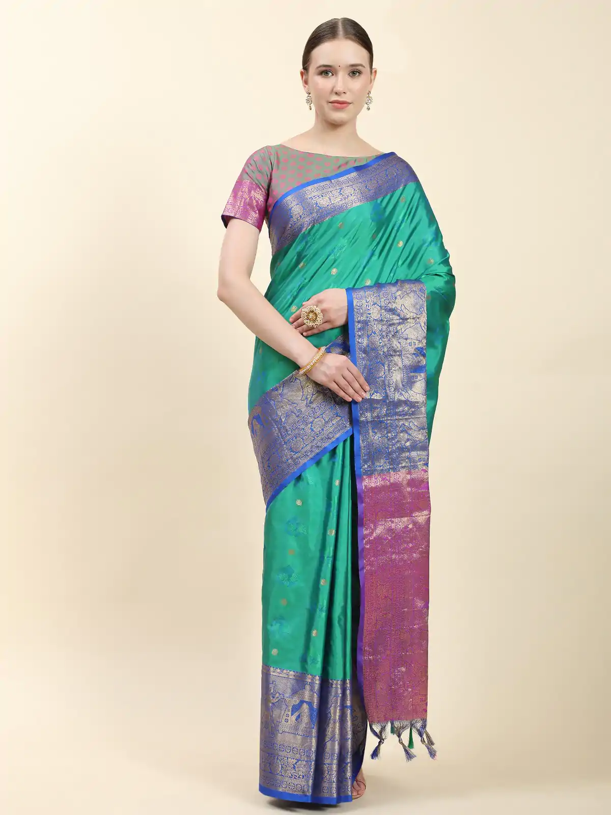 MB™️3251 Blue Color Soft Kanjivaram Pattu Self Jacquard Saree Casual, Wedding, Party, Festival, Events, Expected Delivery 4-6 Working Days @1699/- | Sarees, Bollywood Sarees, Creative Sarees, Designer Sarees, Embroidered Sarees, Ethnic Saree, Modern Digital sarees, Party Wear Sarees