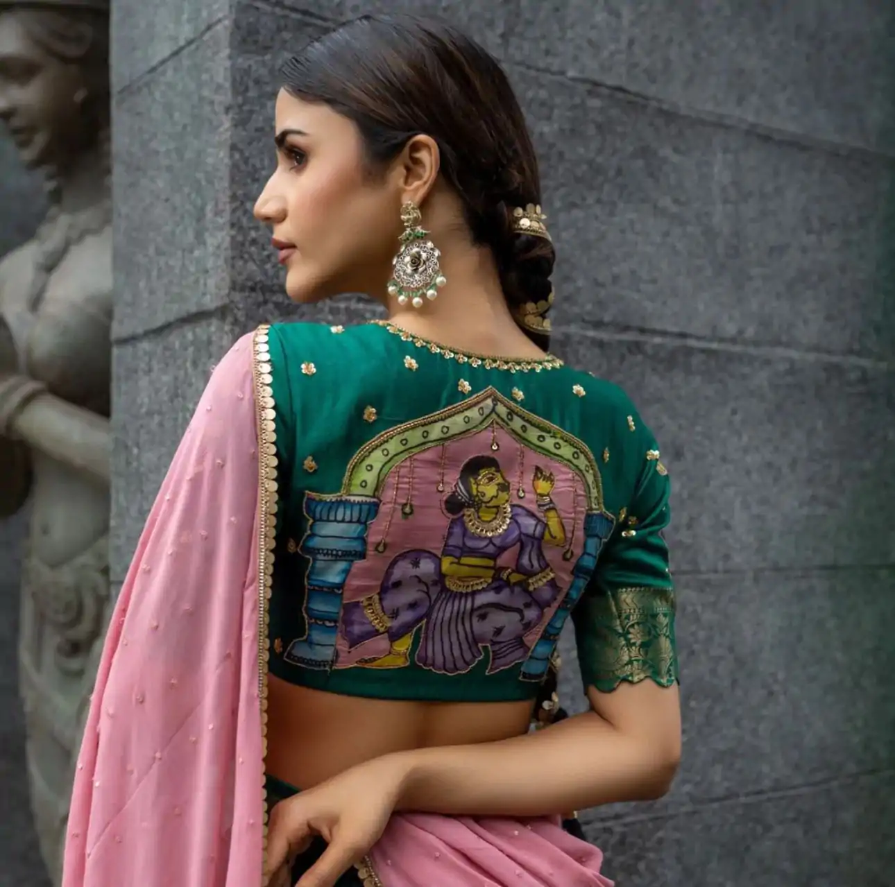 PC 418 Green Color Pure Chinon Kalamkari Printed Lehenga Choli Casual, Party Wear, Events, Festivals Wear Etc. Expected Delivery 4-6 Working Days @2129/- | Lehenga, Bollywood Lehenga, Creative Lehenga, Designer Lehenga, Embroidered Lehenga, Party Wear Lehenga