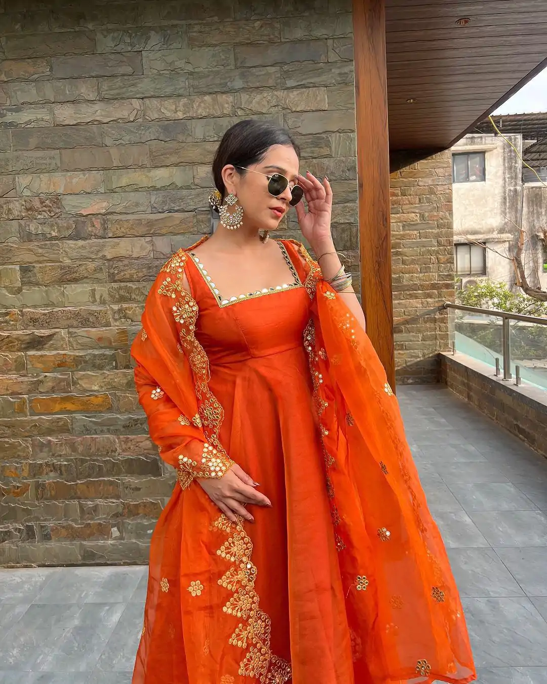 RTC 5625(A) Orange Color Georgette Coin Lace Border Salwar Suit Wedding, Party, Festive, Events Etc. Expected Delivery 4-6 Working Days @1899/- | Jump Suits, Salwar suit, Designer Suits, Casual Suits, Creative suits, Palazzo Suits, Party Wear Suits, Patiala Suits, Straight Suits