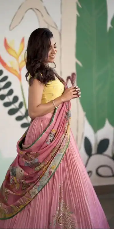 PC 383 Pink Color Chinon Embroidery Thread Lehenga Choli Casual, Party Wear, Events, Festivals Wear Expected Delivery 4-6 Working Days @2329/- | Lehenga, Bollywood Lehenga, Creative Lehenga, Designer Lehenga, Embroidered Lehenga, Party Wear Lehenga