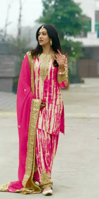 SSR 480 Pink Color Chinnon Embroidery Sequence Salwar Suit Wedding, Party, Festive, Events Expected Delivery 4-6 Working Days @ 2499/- | Jump Suits, Salwar suit, Designer Suits, Casual Suits, Creative suits, Palazzo Suits, Party Wear Suits, Patiala Suits, Straight Suits