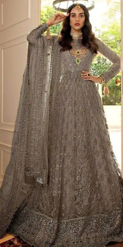 FC 194 Grey Color Butterfly Net Embroidery Salwar Suit Wedding, Party, Festive events, Expected Delivery  4-6 Working Days @2099 | Salwar suit, Designer Suits, Casual Suits, Creative suits, Palazzo Suits, Party Wear Suits, Patiala Suits, Straight Suits