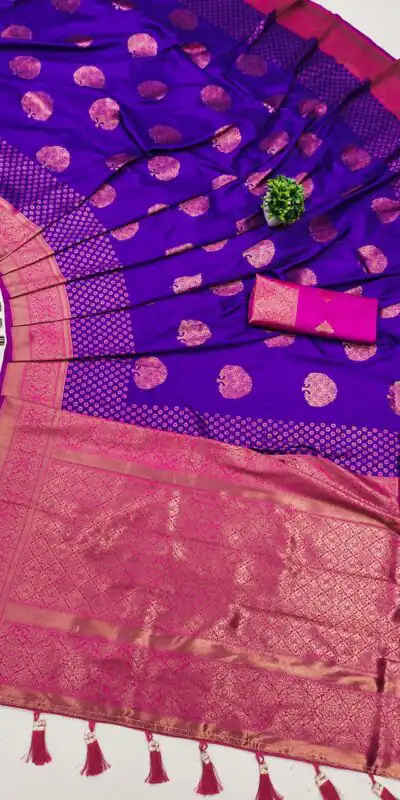 MB™️3281 Violet Color Soft Silk Copper Zari Design Saree Casual, Wedding, Party, Festival, Events, Expected Delivery 4-6 Working Days @2049/- | Sarees, Bollywood Sarees, Creative Sarees, Designer Sarees, Embroidered Sarees, Ethnic Saree, Modern Digital sarees, Party Wear Sarees