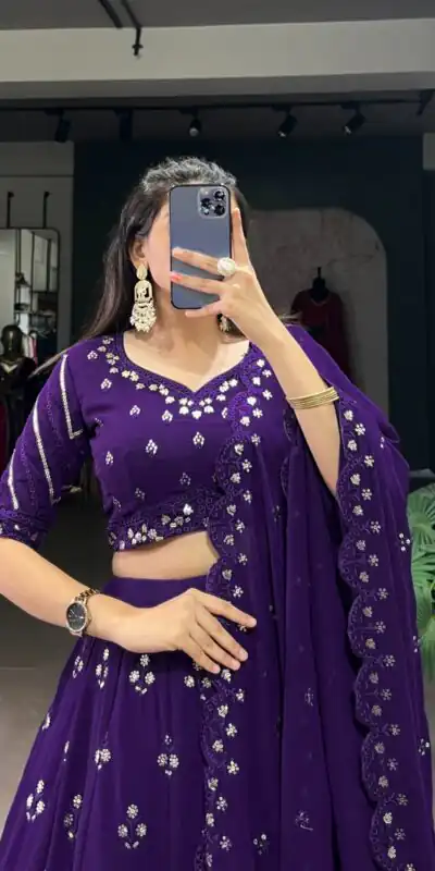 LNB 1410 Blue Color Fancy Georgette Sequins Thread Embroidery Lehenga Choli Wedding, Festive, Events Expected Delivery 4-6 Working Days@ 3349/- Only | Lehenga, Bollywood Lehenga, Creative Lehenga, Designer Lehenga, Embroidered Lehenga, Party Wear Lehenga