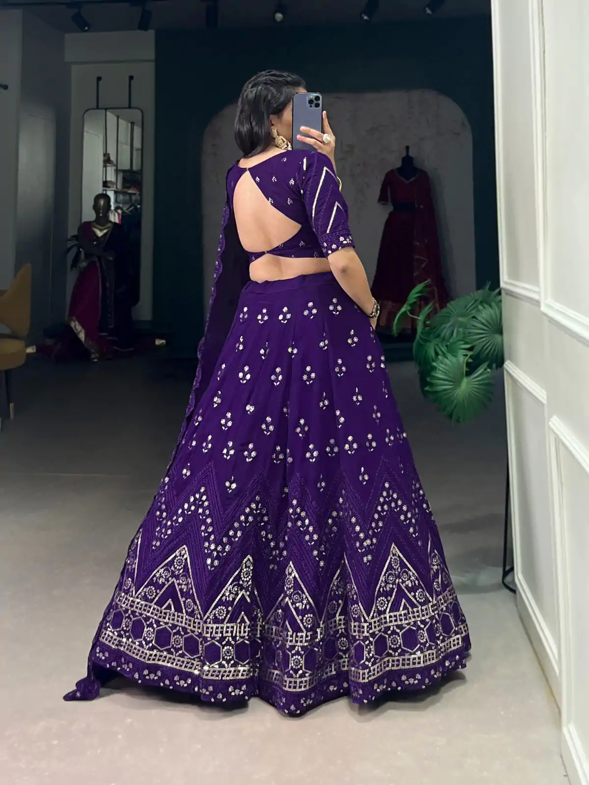 LNB 1410 Blue Color Fancy Georgette Sequins Thread Embroidery Lehenga Choli Wedding, Festive, Events Expected Delivery 4-6 Working Days@ 3349/- Only | Lehenga, Bollywood Lehenga, Creative Lehenga, Designer Lehenga, Embroidered Lehenga, Party Wear Lehenga