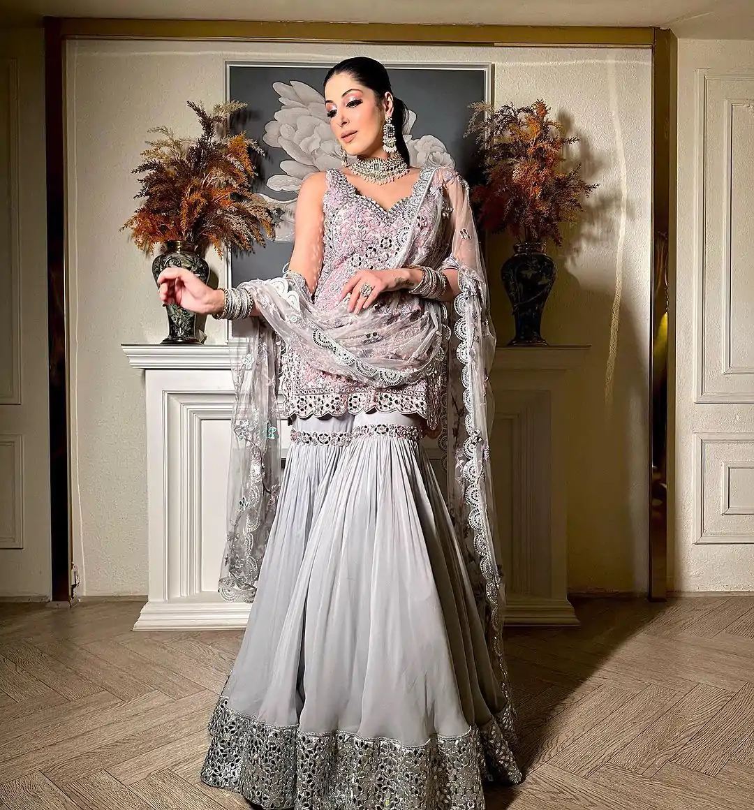 RTC 5760 Grey Color Fancy Georgette thread Sequence Work Sharara Suit Casual, Wedding, Party, Festive, Events Etc. Expected Delivery 4-6 Working Days @2549/ | Jump Suits, Salwar suit, Designer Suits, Casual Suits, Creative suits, Palazzo Suits, Party Wear Suits, Patiala Suits, Straight Suits