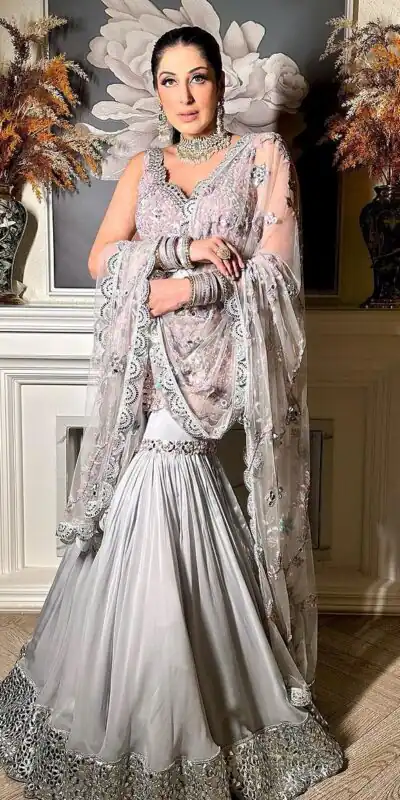 RTC 5760 Grey Color Fancy Georgette thread Sequence Work Sharara Suit Casual, Wedding, Party, Festive, Events Etc. Expected Delivery 4-6 Working Days @2549/ | Jump Suits, Salwar suit, Designer Suits, Casual Suits, Creative suits, Palazzo Suits, Party Wear Suits, Patiala Suits, Straight Suits