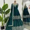 Peaceful Blue Color Georgette Thread With Sequence Lehenga Choli