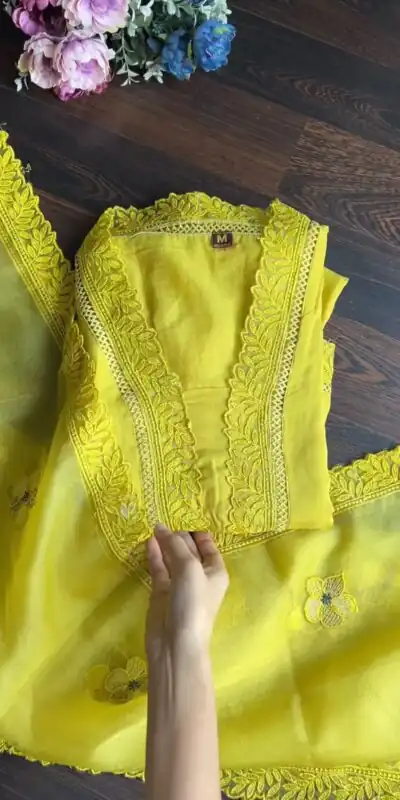 RTC 5675 Yellow Color Pretty Maslin Thread With Fancy Border Salwar Suit Casual, Wedding, Party, Festive, Events. Expected Delivery 4-6 Working Days @2099/- | Kurti, Bollywood Kurti, Creative Kurtis, Designer Kurti, Party Wear Kurti, Selfie Kurti