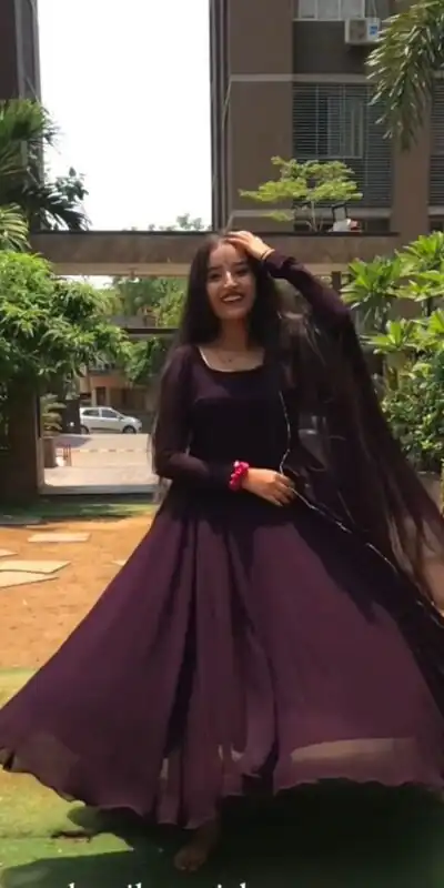 RTC 5600 Wine Color Splendorous Georgette Lace Border Anarkali Suit Casual, Wedding, Party, Festive, Events. Expected Delivery 4-6 Working Days @2049/- | Anarkali Suits, Bollywood Anarkali, Creative-Anarkali, Designer Anarkali, Embroidered Anarkali, Party Wear Anarkali