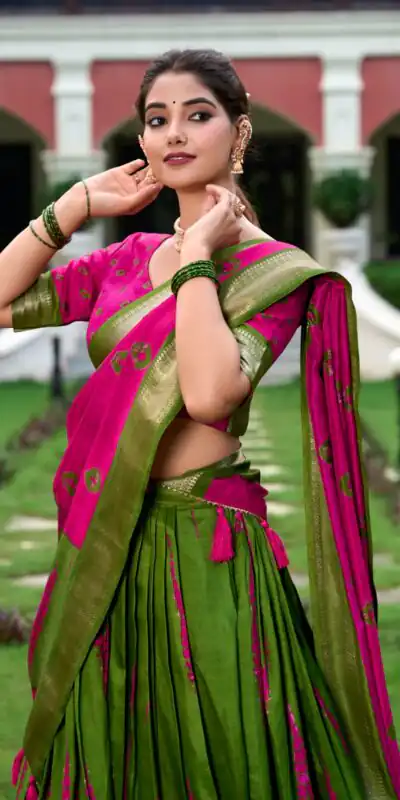 LNB 1228 Pink Color Fabulous Dola Silk Patola Print And Foil Work Lehenga Choli Wedding, Festive, Events Expected Delivery 4-6 Working Days@2199/- Only | Lehenga, Bollywood Lehenga, Creative Lehenga, Designer Lehenga, Embroidered Lehenga, Party Wear Lehenga