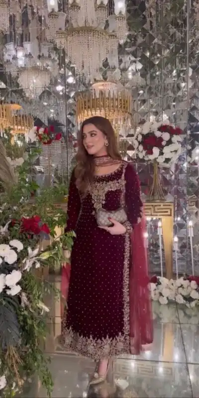 NSR 818 Marron Violet Color Heavy Embroidery Sequence Straight Suit Casual, Wedding, Party, Festive, Events Etc.4-6 Working Days @2199/- only | Jump Suits, Salwar suit, Designer Suits, Casual Suits, Creative suits, Palazzo Suits, Party Wear Suits, Patiala Suits, Straight Suits