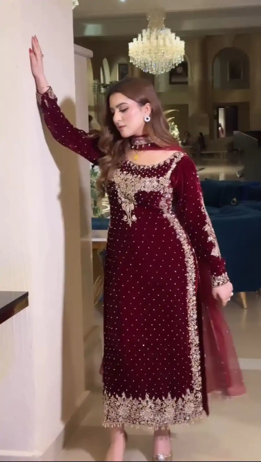 NSR 818 Marron Violet Color Heavy Embroidery Sequence Straight Suit Casual, Wedding, Party, Festive, Events Etc.4-6 Working Days @2199/- only | Jump Suits, Salwar suit, Designer Suits, Casual Suits, Creative suits, Palazzo Suits, Party Wear Suits, Patiala Suits, Straight Suits