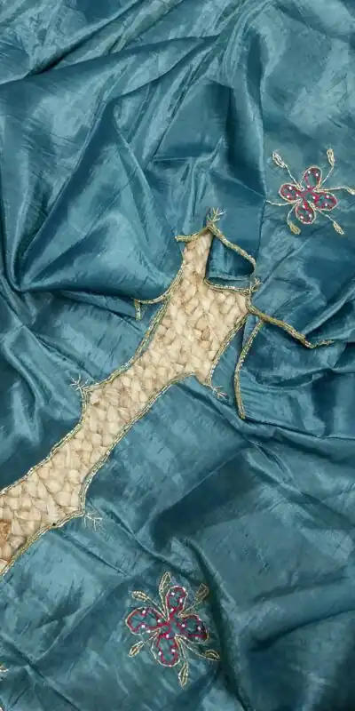 SSS 533 Sky Blue Color fabric having handwork With Work Saree Casual, Party Wear, Wedding, Events Etc.4-6 Working Days@ 2150/- only | Sarees, Bollywood Sarees, Creative Sarees, Designer Sarees, Embroidered Sarees, Ethnic Saree, Modern Digital sarees, Party Wear Sarees