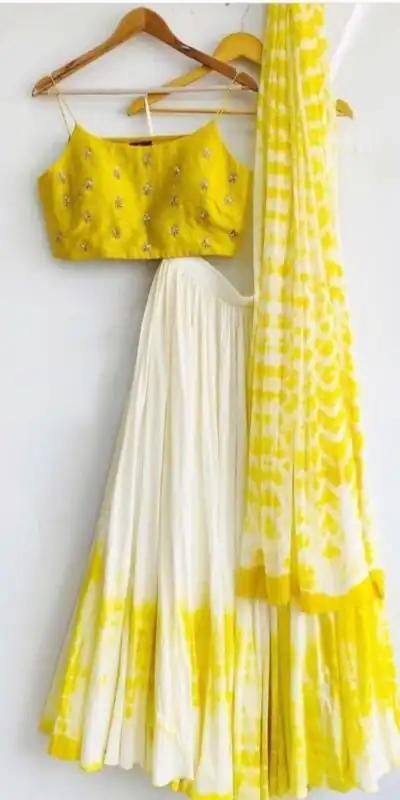 RC 222 Yellow Silk Printed Work CAN CAN Lehenga Choli Normal Wash Wedding, Party, Festive Delivery  4-6 Working Days @1899/- Only | Lehenga, Bollywood Lehenga, Creative Lehenga, Designer Lehenga, Embroidered Lehenga, Party Wear Lehenga
