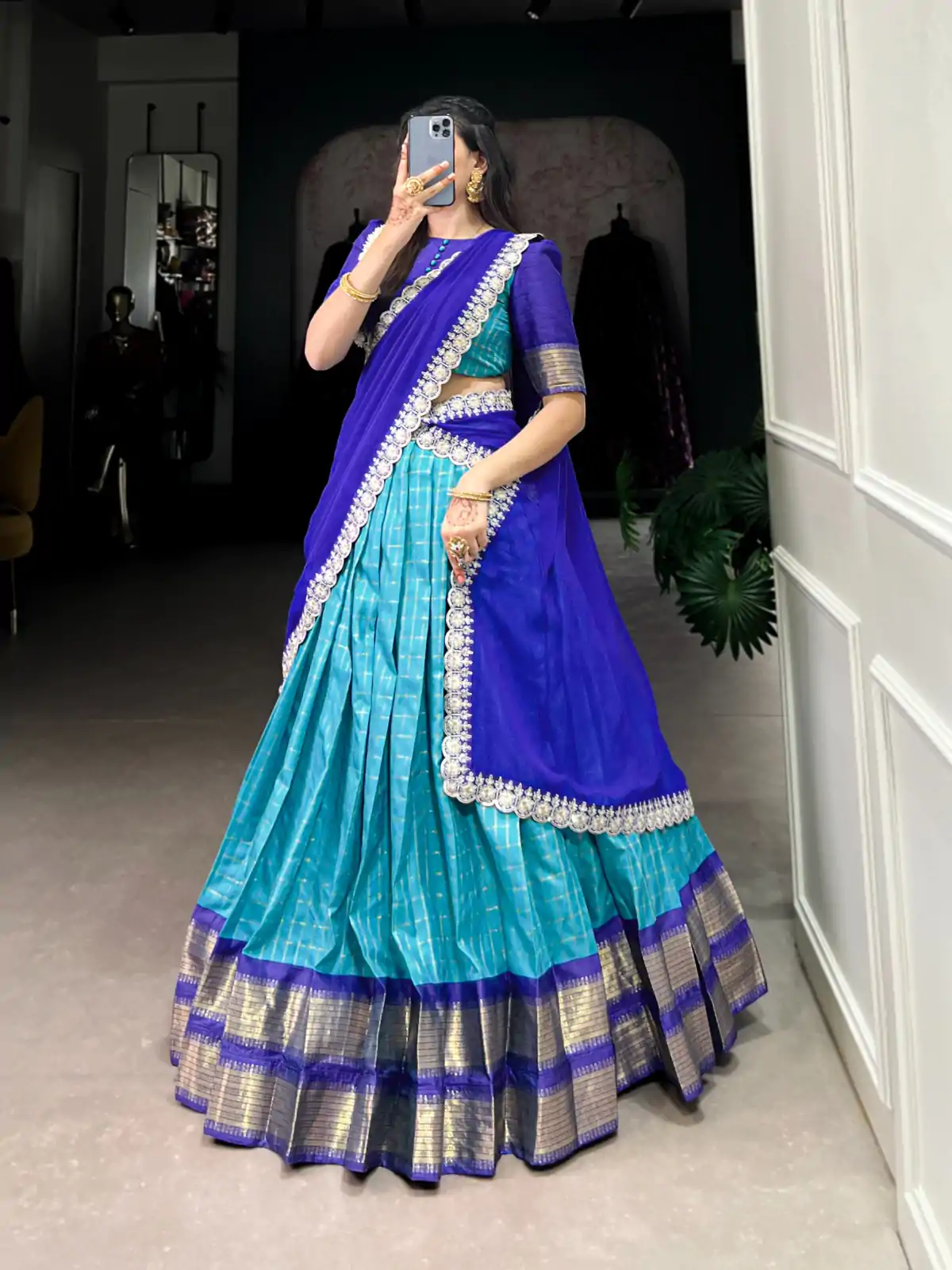 LNB 2010 Blue Color Zari Chex With Zari Weaving Work Lehenga Choli Wedding, Party, Festive, Events Etc. Delivery 4-6 Working Days Rs 2149 | Lehenga, Bollywood Lehenga, Creative Lehenga, Designer Lehenga, Embroidered Lehenga, Party Wear Lehenga
