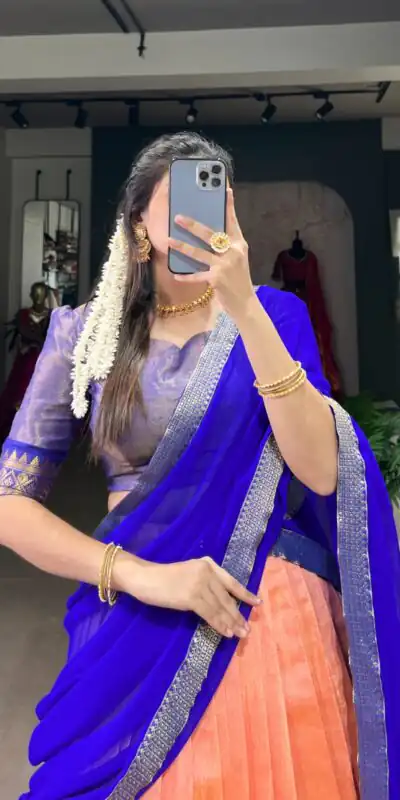 LNB 2002 Peach Color Color Kanchipuram Zari Weaving Work Lehenga Choli Wedding, Party, Festive, Events Etc. Delivery 4-6 Working Days Rs 1899 | Lehenga, Bollywood Lehenga, Creative Lehenga, Designer Lehenga, Embroidered Lehenga, Party Wear Lehenga