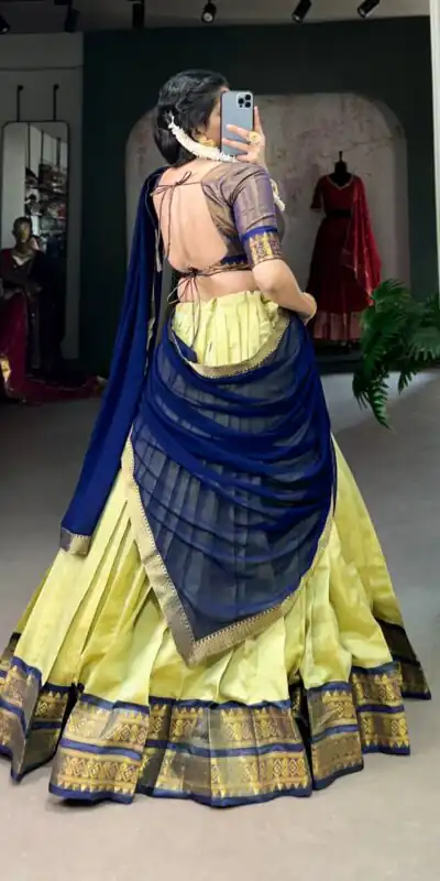 LNB 2002 Pista Color Color Kanchipuram Zari Weaving Work Lehenga Choli Wedding, Party, Festive, Events Etc. Delivery 4-6 Working Days Rs 1899 | Lehenga, Bollywood Lehenga, Creative Lehenga, Designer Lehenga, Embroidered Lehenga, Party Wear Lehenga