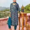  NILI Aliaa NX Blue Color Rayon Alia Cut With Embroidery Work Kurti Casual, Wedding, Party, Festive, Events Etc. 4-6 Working Days @1699/- | Kurti, Bollywood Kurti, Creative Kurtis, Designer Kurti, Party Wear Kurti, Selfie Kurti