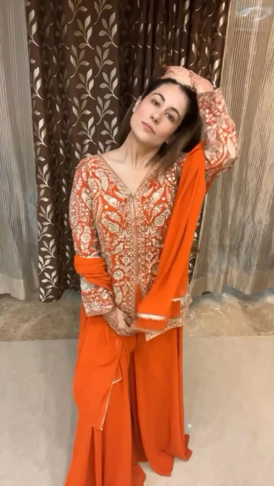 LG 1918 Orange Color Chinon With Embroidery Sequence Work Salwar Suit Casual, Wedding, Party, Festive, Events Etc.4-6 Working Days@ 2299/-only | Jump Suits, Salwar suit, Designer Suits, Casual Suits, Creative suits, Palazzo Suits, Party Wear Suits, Patiala Suits, Straight Suits