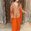 LG 1918 Orange Color Chinon With Embroidery Sequence Work Salwar Suit Casual, Wedding, Party, Festive, Events Etc.4-6 Working Days@ 2299/-only | Jump Suits, Salwar suit, Designer Suits, Casual Suits, Creative suits, Palazzo Suits, Party Wear Suits, Patiala Suits, Straight Suits