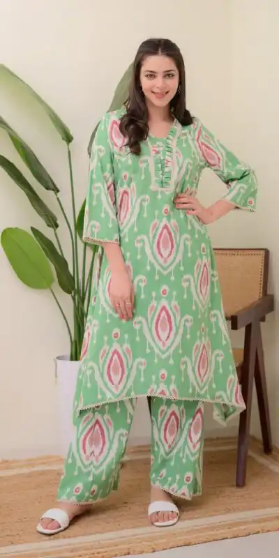 MF 752 Green Color Rayon Wood With Print Salwar Suit Casual, Wedding, Party, Festive, Events Etc.4-6 Working Days@ 1549/-only | Jump Suits, Salwar suit, Designer Suits, Casual Suits, Creative suits, Palazzo Suits, Party Wear Suits, Patiala Suits, Straight Suits