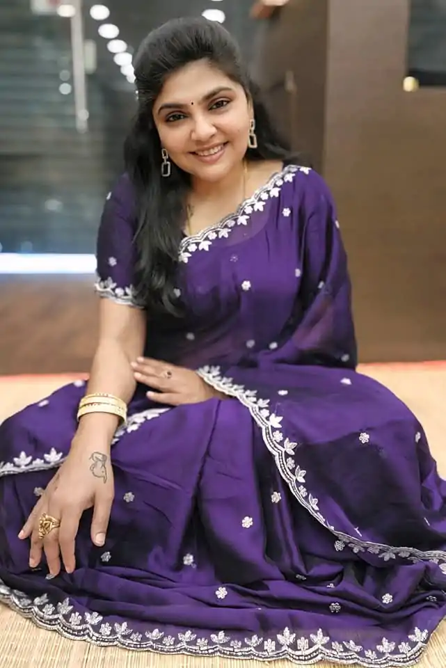 KT Arrival Purple Color Rangoli Chiffon Embroidery Cut Work Saree Casual, Wedding, Festive, Events . Expected Delivery  4-6 Working Days @1549/- only                                                                                                                                             | Sarees, Bollywood Sarees, Creative Sarees, Designer Sarees, Embroidered Sarees, Ethnic Saree, Modern Digital sarees, Party Wear Sarees