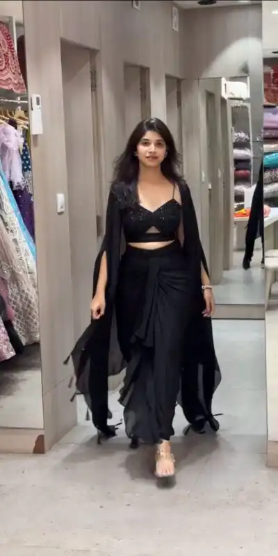 RTC 5842 Black Color Satin Silk Thread With Sequence Dhoti Suit Casual, Wedding, Party, Festive, Events Etc.4-6 Working Days@ 2049/-only | Jump Suits, Salwar suit, Designer Suits, Casual Suits, Creative suits, Palazzo Suits, Party Wear Suits, Patiala Suits, Straight Suits