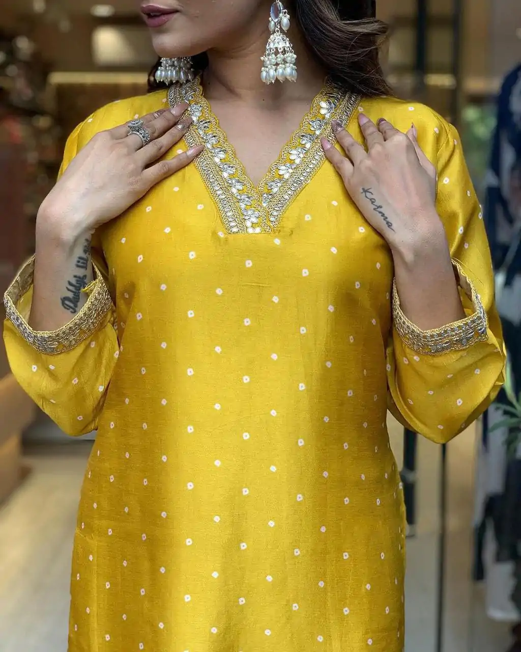 MF 746 Yellow Color Chinon Silk Wide Digital Print Coding Work Lace Salwar Suit Casual, Wedding, Party, Festive, Events Etc.4-6 Working Days@ 1699/-only | Jump Suits, Salwar suit, Designer Suits, Casual Suits, Creative suits, Palazzo Suits, Party Wear Suits, Patiala Suits, Straight Suits