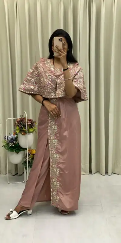 BE 327 Light Pink Color Crepe Silk Sequence Embroidery Foil Paper Work Salwar Suit Casual, Wedding, Party, Festive, Events Etc.4-6 Working Days@ 1899/-only | Jump Suits, Salwar suit, Designer Suits, Casual Suits, Creative suits, Palazzo Suits, Party Wear Suits, Patiala Suits, Straight Suits