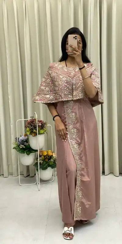 BE 327 Light Pink Color Crepe Silk Sequence Embroidery Foil Paper Work Salwar Suit Casual, Wedding, Party, Festive, Events Etc.4-6 Working Days@ 1899/-only | Jump Suits, Salwar suit, Designer Suits, Casual Suits, Creative suits, Palazzo Suits, Party Wear Suits, Patiala Suits, Straight Suits