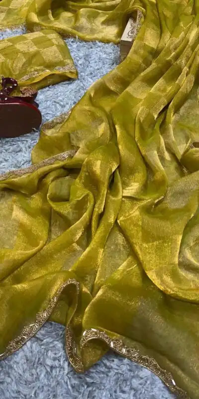 KF Yellow Color Fendi Chiffon Pattern Hand Work Lace Saree Casual, Wedding, Festive, Events . Expected Delivery  4-6 Working Days @1999/- only                                                                                                                                             | Sarees, Bollywood Sarees, Creative Sarees, Designer Sarees, Embroidered Sarees, Ethnic Saree, Modern Digital sarees, Party Wear Sarees